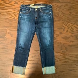 AG Adriano Goldschmeid slim straight cuffed jeans size 29